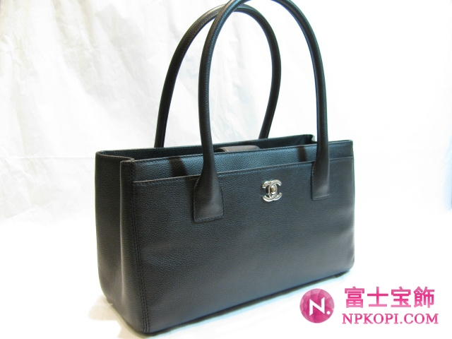 CHANEL（シャネル）トートバッグ/ブラック/レザー/キャビアスキン(金具:シルバー)【新品】(A67282AZAQW)